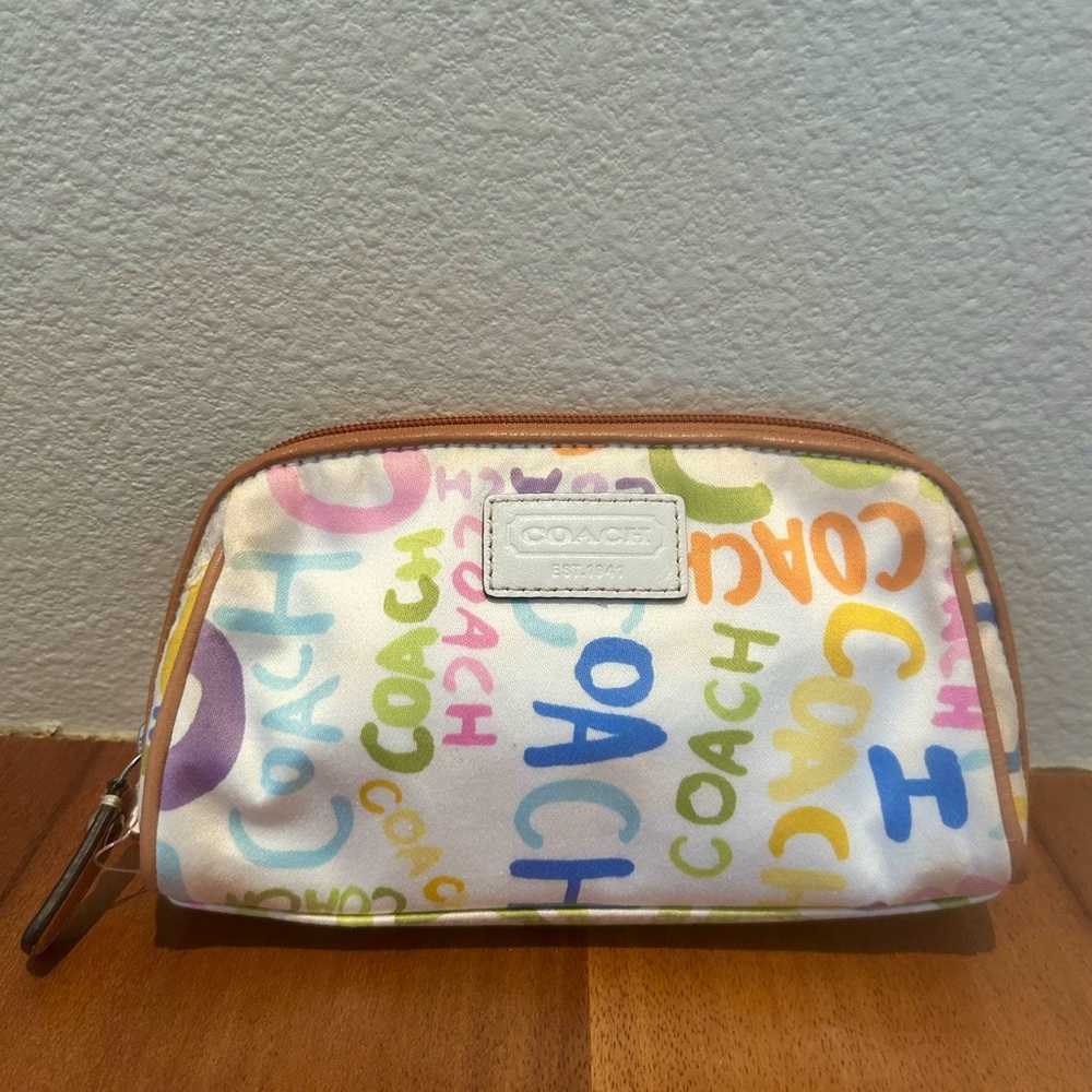 Y2K Coach Zippered Pouch